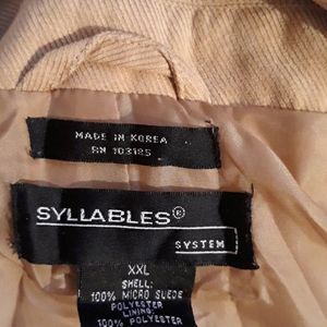 Men's ((( SYLLABLES ))) Cotton BLAZER Jacket